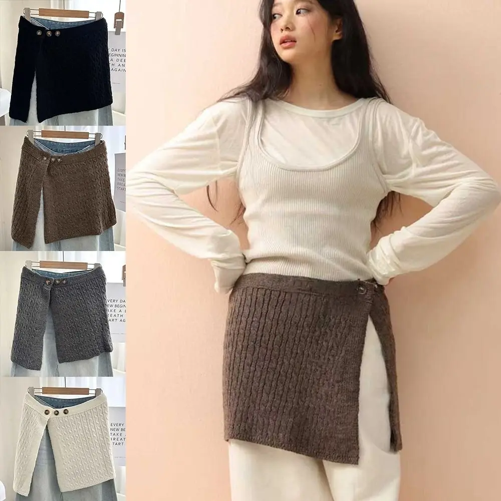 Nuevo Y2K-minifalda de calle Harajuku, delantal de cortina a tope de cintura alta,