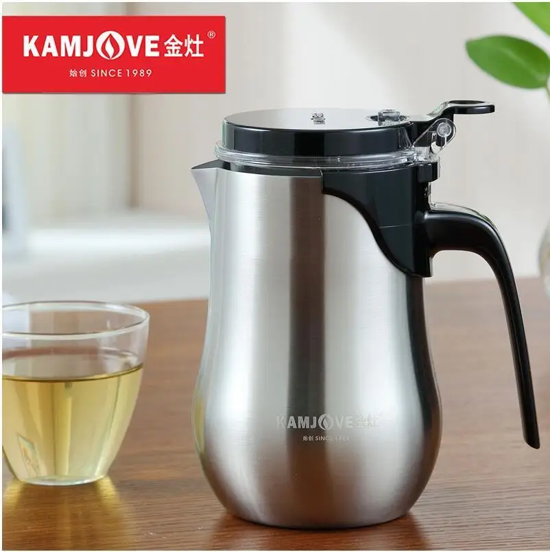 

[GRANDNESS] 650ml Kamjove Stainless Steel Travel Teapot Kamjove Tea Pot Teapot PiaoYi Bei Convenient Teacup Kungfu Teapot