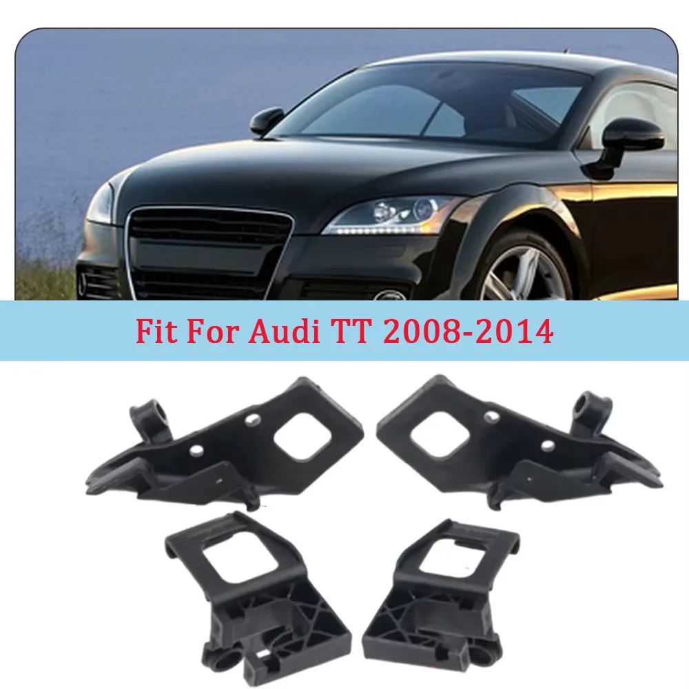 

Для Audi TT 2008-2014 комплект кронштейнов для ремонта фар автомобиля 8J0998121 8J0998122 кронштейн для фар коготь ремонтные детали пластик черный