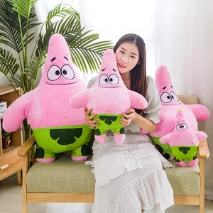 Sponge Bob Patrick Star Stuffed Toy, große Größe, schön, sehr weich, umarmte Kissen, ausgestopfte Cartoons, Anime Puffs, Kawaii Puppe, Weihnachtsgeschenke 12 HauptverkaufsspongeBob Grande - №3