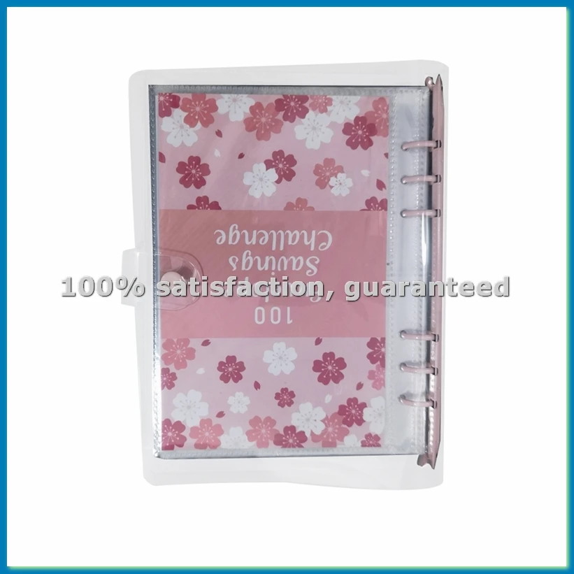 

Папка-органайзер для челленджа «100 конвертов» для экономии 5050 с денежными конвертами для планирования бюджета, красная - SPMI