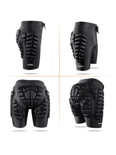 AVIVOR Protective Padded Shorts for Snowboard,Skate and Ski,3D Protection for Hip,Butt and Tailbone - Image 3