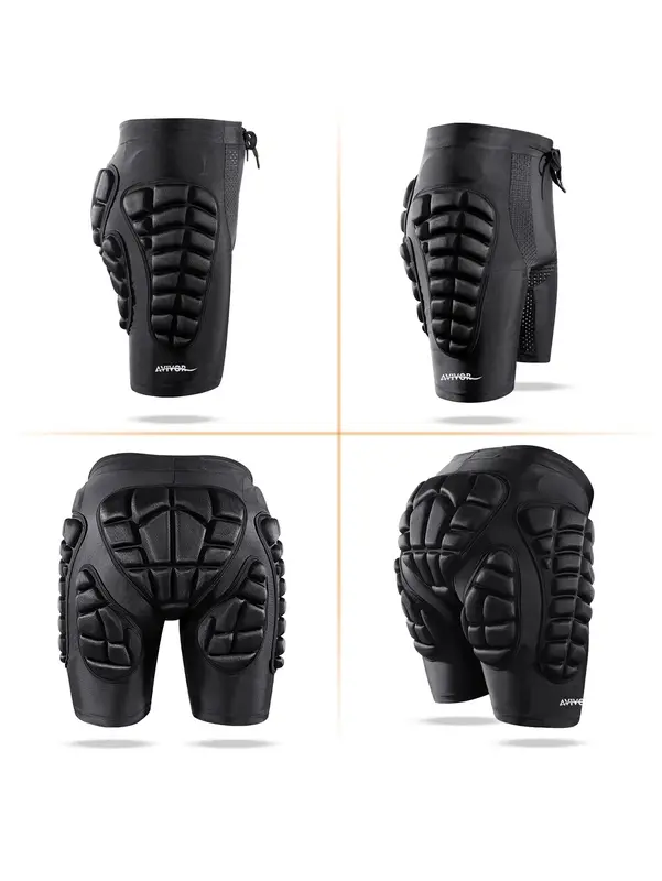 AVIVOR Protective Padded Shorts for Snowboard,Skate and Ski,3D Protection for Hip,Butt and Tailbone - Image 3