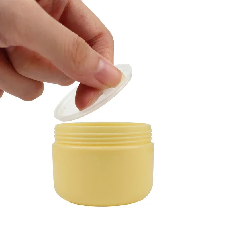 5 pezzi 10g-100g vasetti di crema per il viso in plastica riutilizzabili contenitori vuoti per campioni cosmetici barattolo da viaggio lozione unguenti bottiglia candela pentola