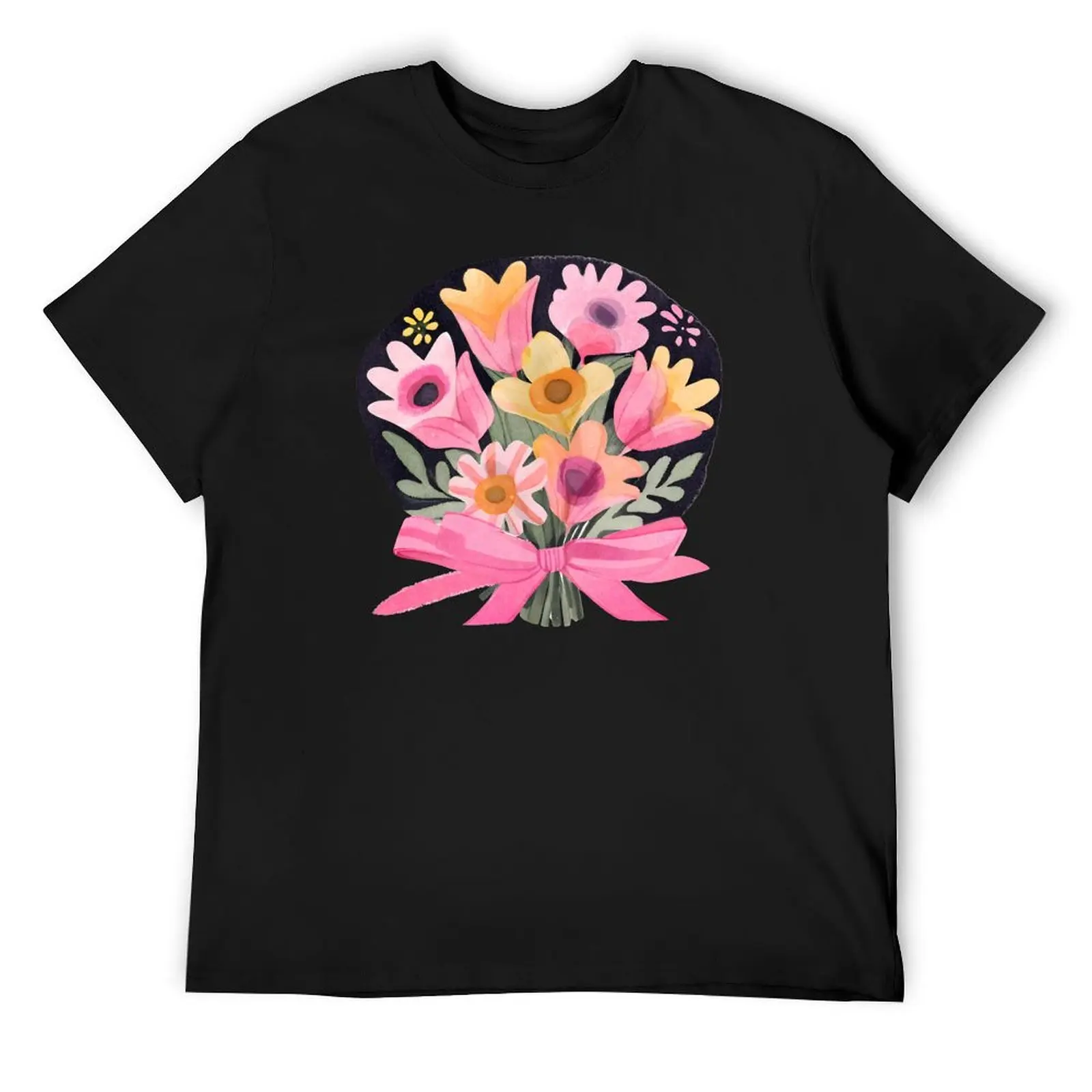 

Flower Bouquet T-Shirt for a boy quick-drying cheap stuff mens cotton t shirts