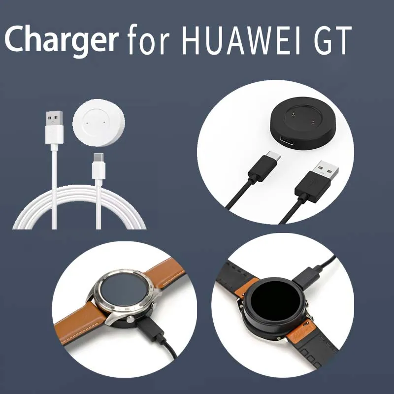 Charging Base For Huawei Watch GT2 42 46MM/GT 2e Charger For Honor Magic Watch 2 42 46mm Type C Charger Cable For Huawei Phone