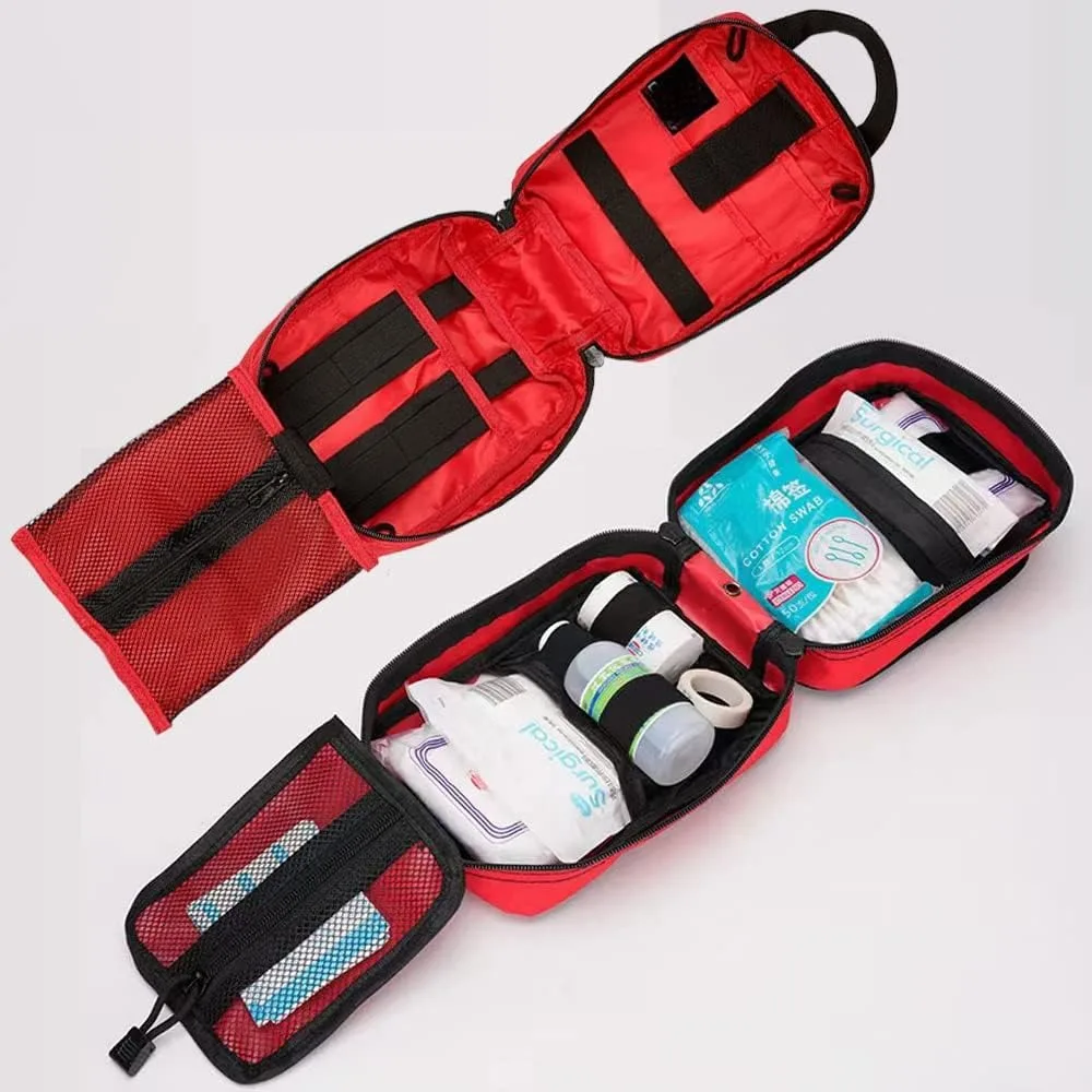 Outdoor emergency first aid kit Medical emergency kit, suitable for outdoor hiking camping home office first aid kit travel