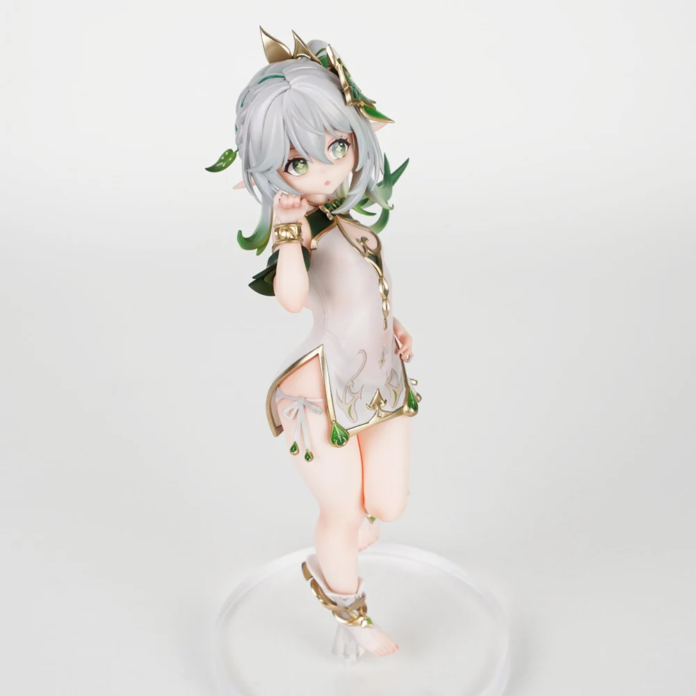 Anime Game peripheral Figure Nahida Action Figure Loli Toy Cute cheongsam girl Statue Computer decoration Collection Model Doll