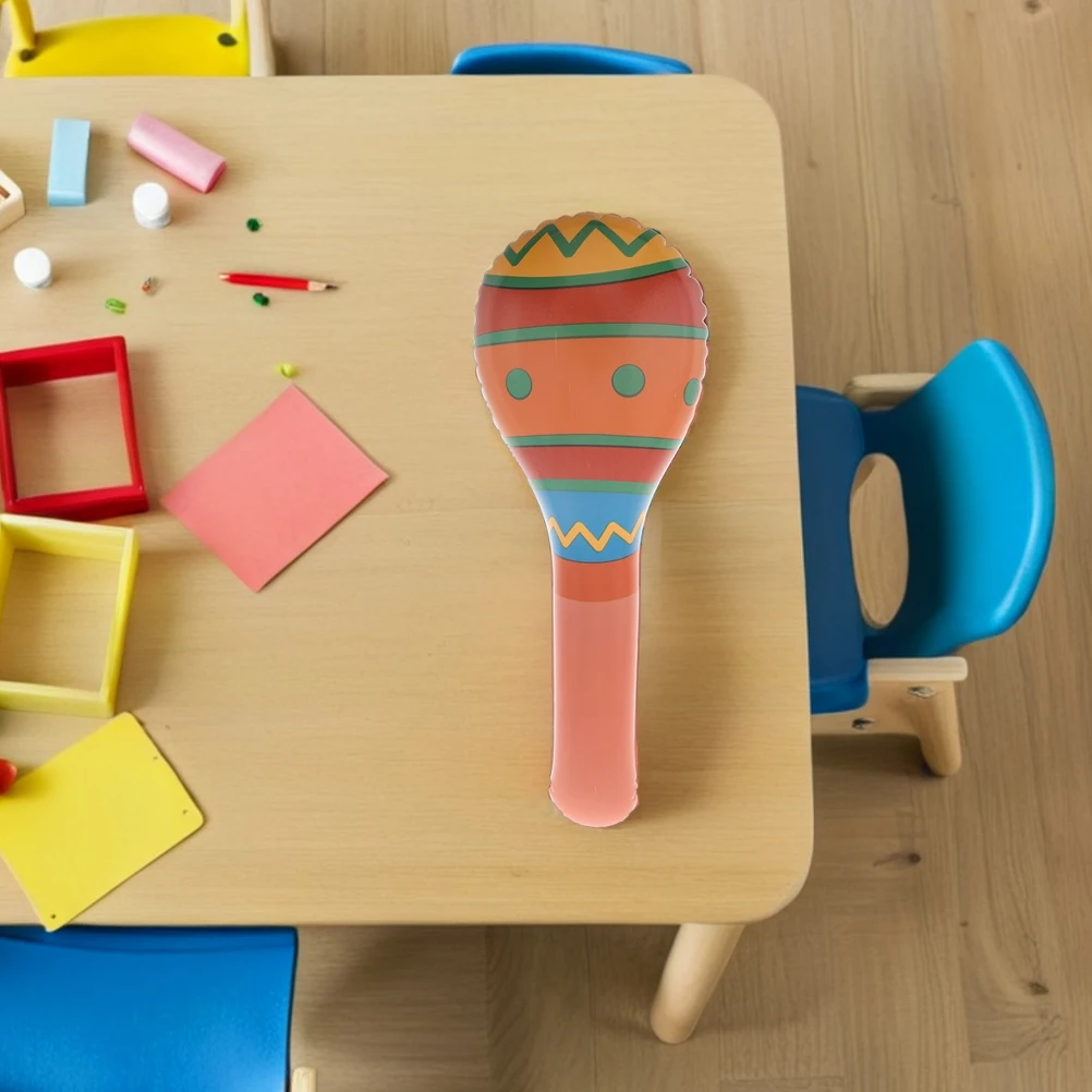 2 Pezzi Martello di Sabbia Gonfiabile Musicale, Decorazioni Colorate per Feste di Compleanno in Stile Messicano, Leggero