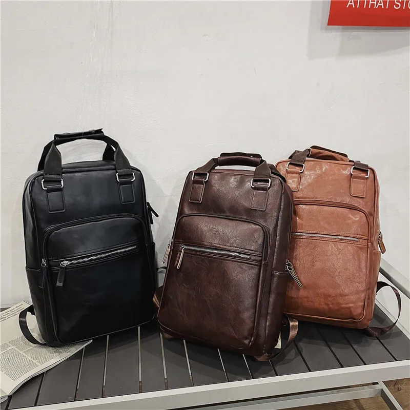 Business bag, outdoor leisure travel bag, computer bag, new portable backpack, retro and minimalist backpack