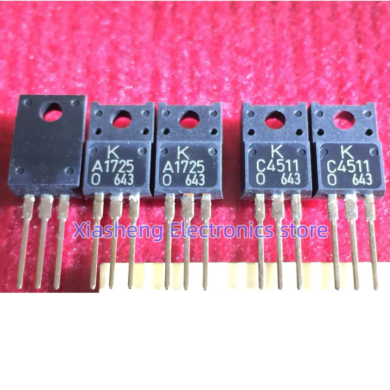 

New Original 5Pairs KTA1725 A1725 + KTC4511 C4511 TO-220F Transistor In Stock Good Quality