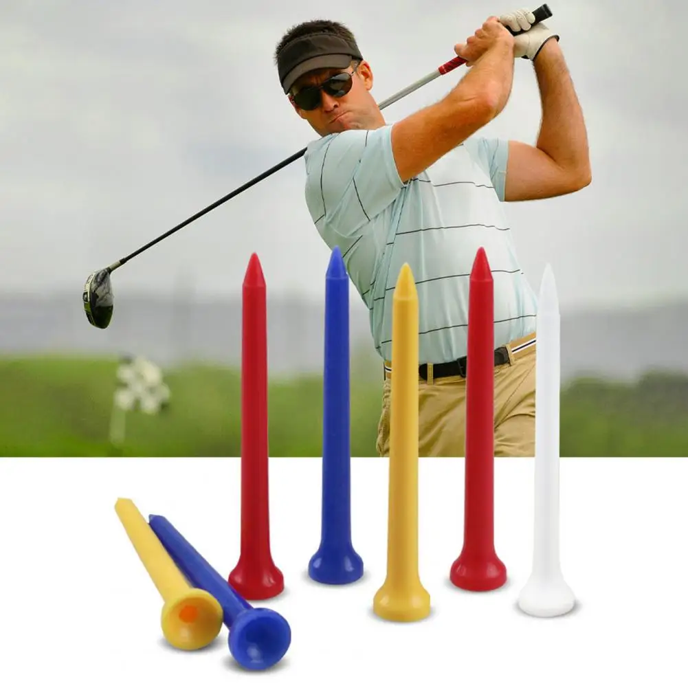 100 Pcs Golf Tees Reduce Friction Side Spin Wooden Golf Tees Golf Accessory to Improve Distance And Accuracy