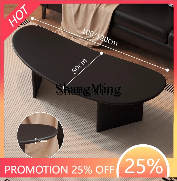 

FGgood-looking solid wood coffee table living room household small apartment balcony tea table minimalist creative tea table new