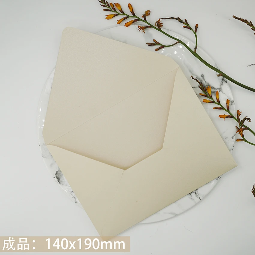 Envelopes 30 peças 19x14cm 250g espessamento papel perolado para convites de casamento cartão postal envelope caixa de presente de negócios de alta qualidade