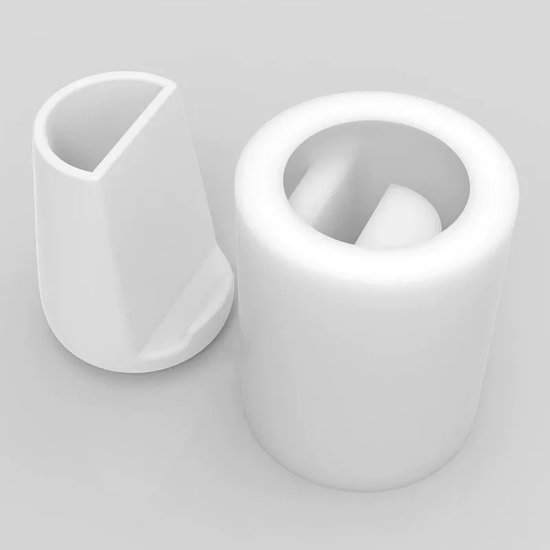 Pen Holder Mobile Phone Holder Concrete Mold Round Resin iPhone Holders Business Card Organizer Gypsum Cement Silicone Mould