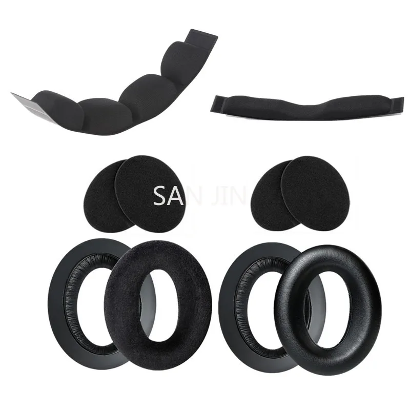 

Replacement Soft Memory Sponge Ear Pads / Headbeam headband Suitable for Sennheiser HD545 HD565 HD580 HD600 HD650 HD660 Earphone