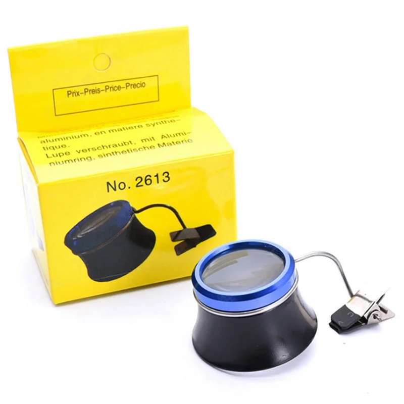 

2 шт., 10X, лупа для глаз, ювелирные изделия, увеличительное стекло, лупа, линза, аксессуар для ремонта часов для часовщика