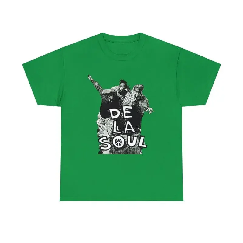 De La Soul Print Hip Hop Art T-Shirt aus schwerer Baumwolle
