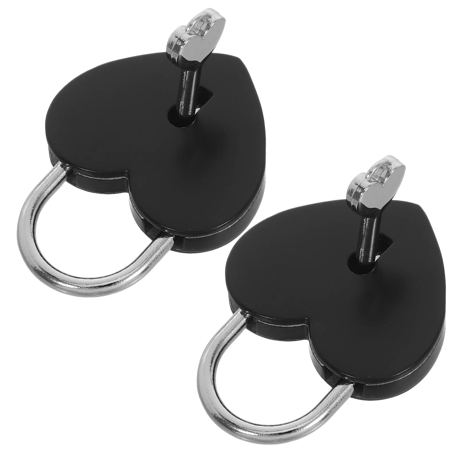 

2Pcs Metal Heart Shaped Padlocks Small Mini Locks with Keys for Diary Jewelry Box Storage Romantic Love Lock Heart Padlock
