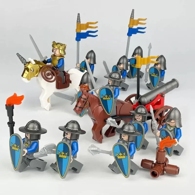Antike römische Mittelalterritter, Bausteine, Figuren, Spielzeuge, Minifiguren, humanoide Puppen, Spielzeuge, Geburtstagsgeschenke. – Detail 4