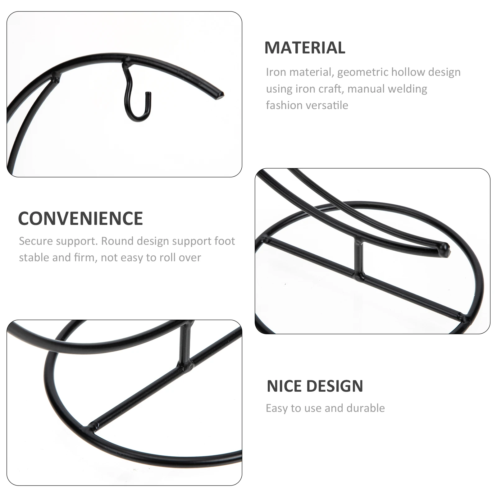 

5 Pcs Iron Fruit Plate Hook Holders Grape Fruits Hanging Basket Hanger Banana Stand