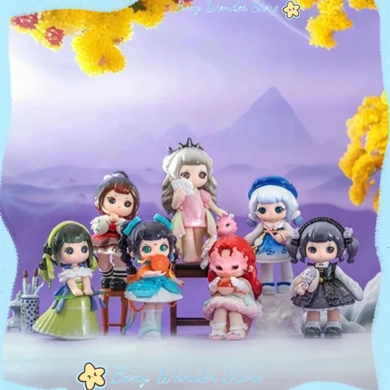 

Yoli Series 4, в картину, как мечта, серия свитка, китайский стиль, слепая коробка, фигурка, украшение, игрушка, каваи, подарок для девочки