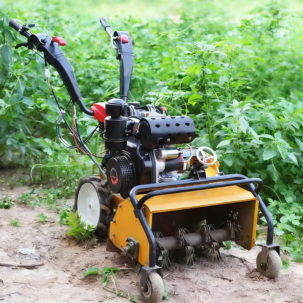 

New Weeding Machine Engine Power Tiller 7HP Mini Garden Deep Tillage Rototiller Cultivator
