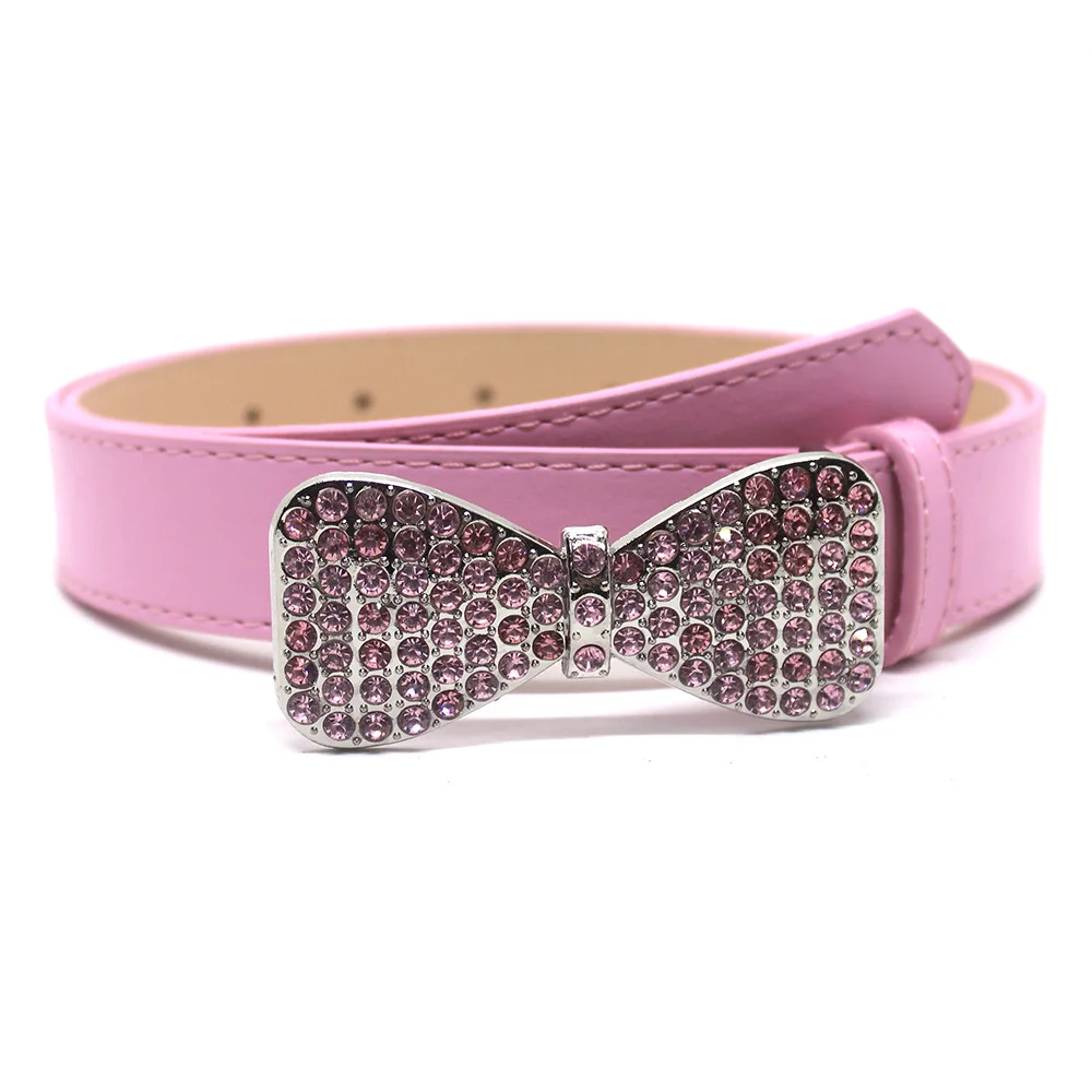 

Trendy New Diamond Bow Belt for Women Jeans Skirt Accessories Fashion Personality Y2K Style Spice Girls Versatile Deigner Belt