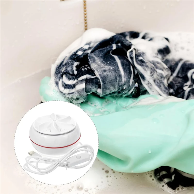 TAIGH-USB Powered Ultrasonic Turbo Portable Washer Mini Washing Machine For Home Business Travel College House RV