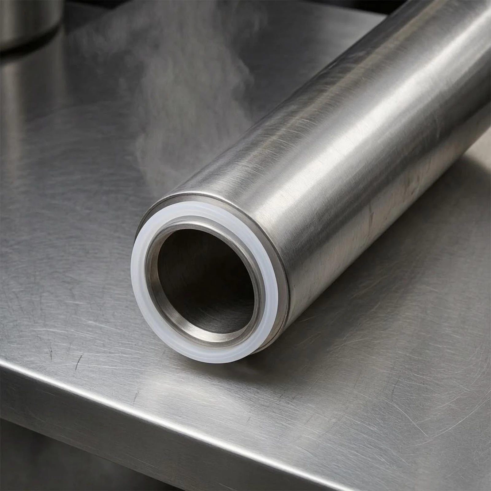Sausage Stuffer Gasket Light Gray Sausage Stuffer Plunger Seal Flexible Sealing Gasket Thick Profile Food Machine Part