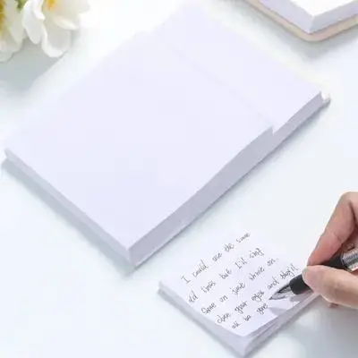 3 قطع من وسادات المذكرات المربعة الشفافة ذاتية اللصق، وسادات ملاحظات ناعمة لكتابة مكتب لاصق قوي #6