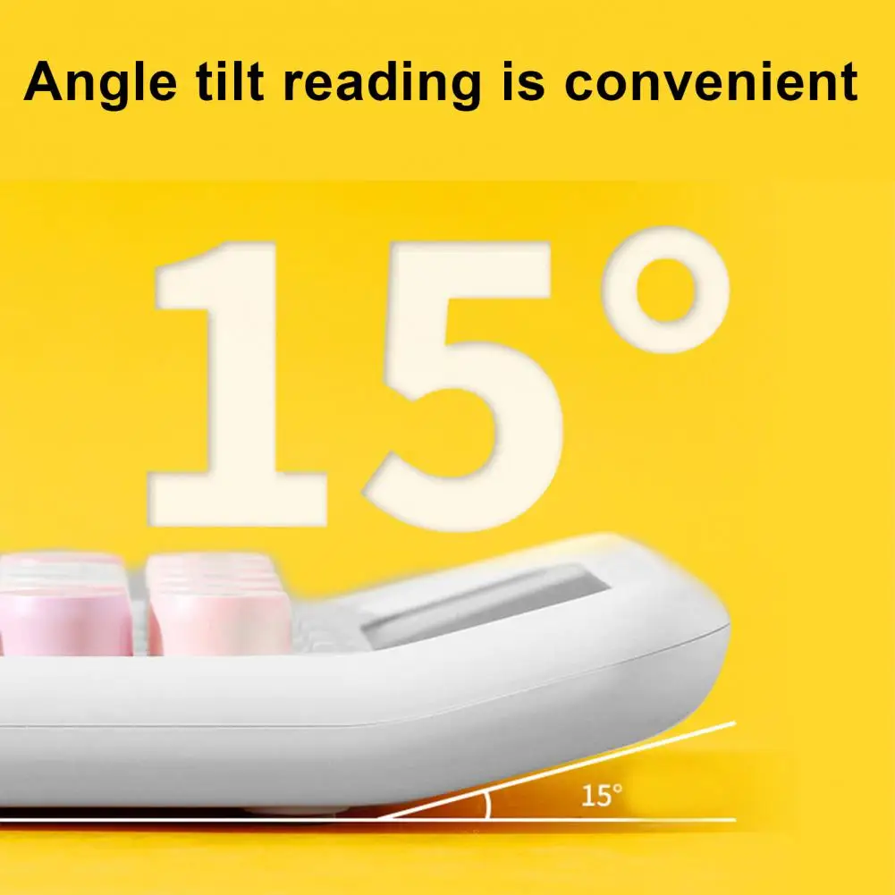 레트로 계산기 휴대용 기계식 버튼 그라데이션 컬러 계산기, 사무실 학교 가정용 빈티지 데스크탑 문구