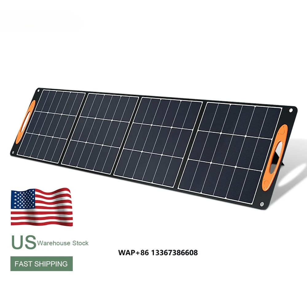 

Foldable Solar Panel 200W Waterproof Portable Solar Panel for Camping Outdoor Sunpower Solar Panel
