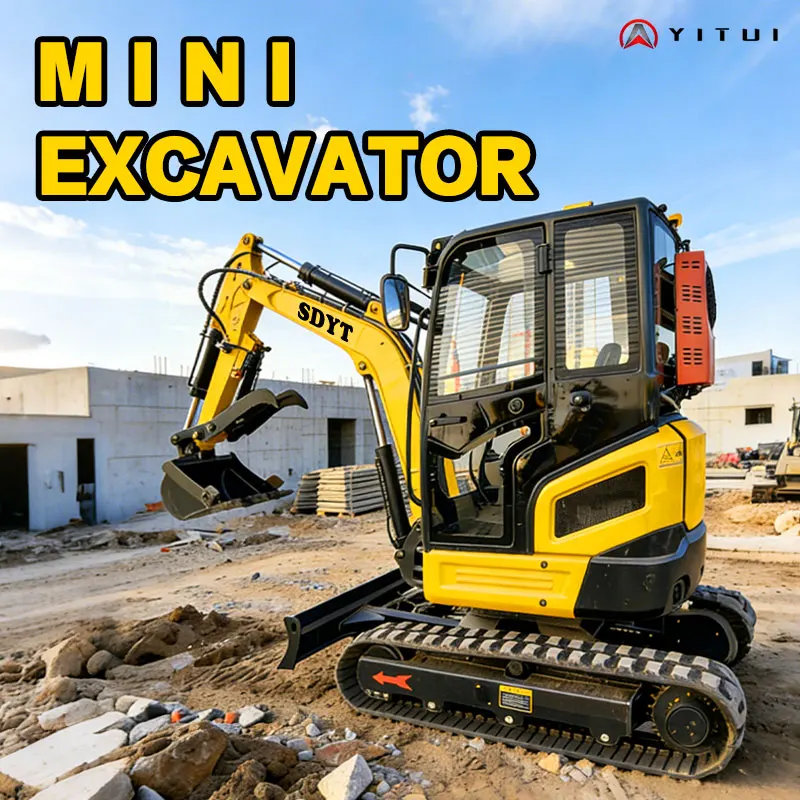 التوصيل المجاني حفارة صغيرة حفارة هيدروليكية 1.2ton اختياري شهادة Ce Epa الأجزاء الأساسية الضمان 1 سنة مخصصة