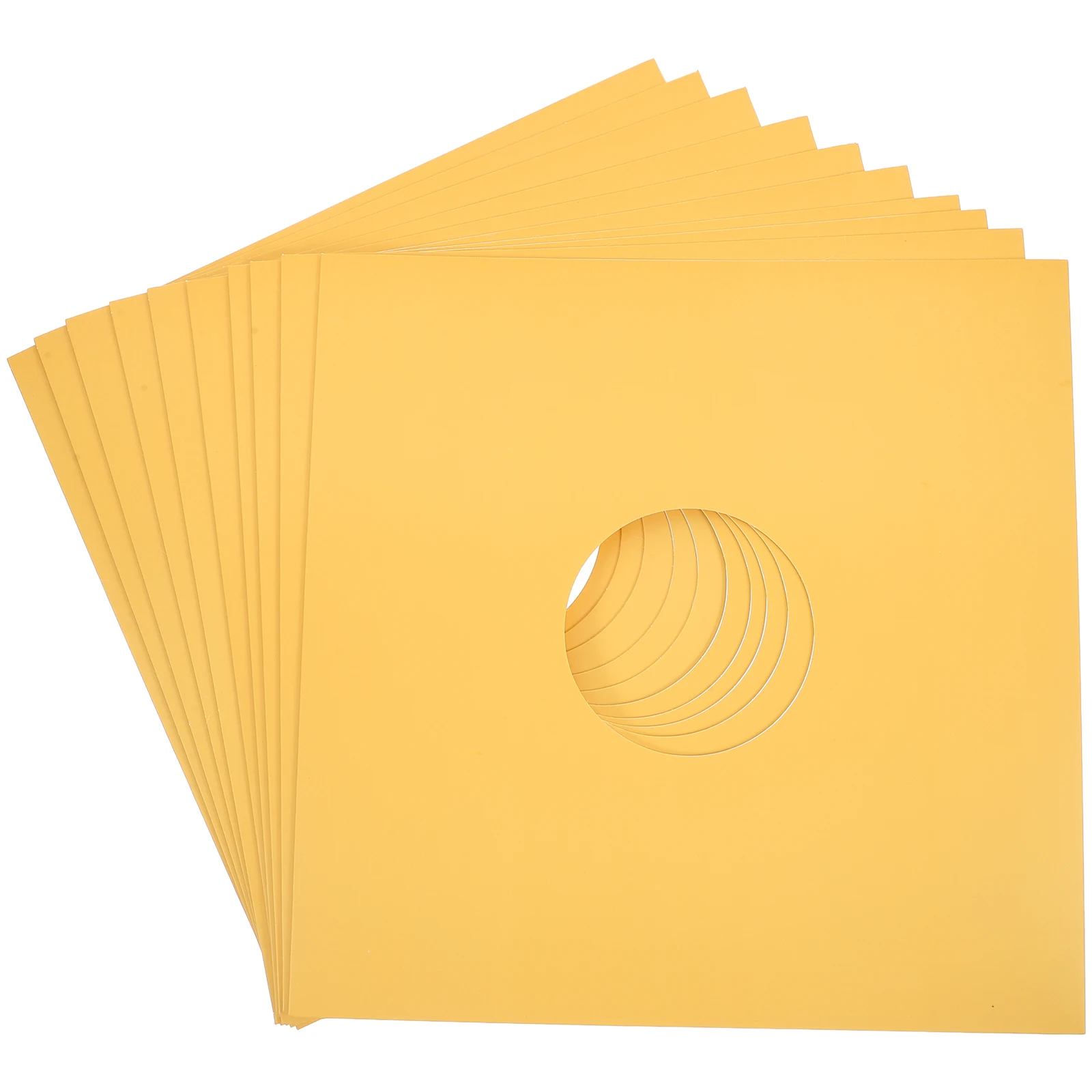 

10 PCS Record Sleeve Jackets Cover Bag Album for Vinyl Records Outer Sleeves Covers Kraft Paper Protective