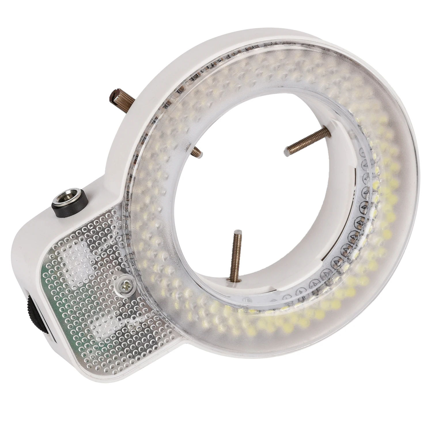 KOPPACE 144 LED خرزة مصباح 61 مم واجهة التثبيت مجهر ستيريو مصدر إضاءة حلقي قابل للتعديل