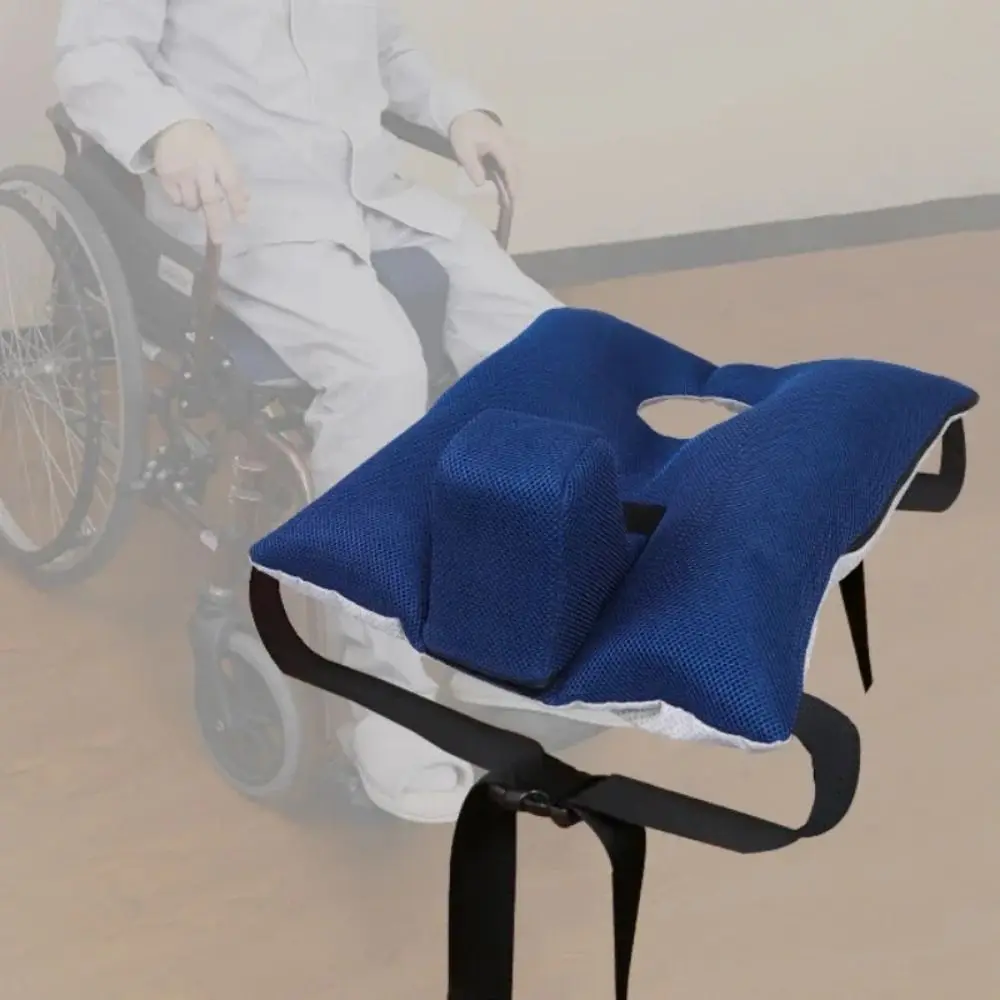 Anti Sliding Wheelchair Seat Cushion Thickened Breathable Detachable Wheelchair Pad Comfortable Anti-bedsore