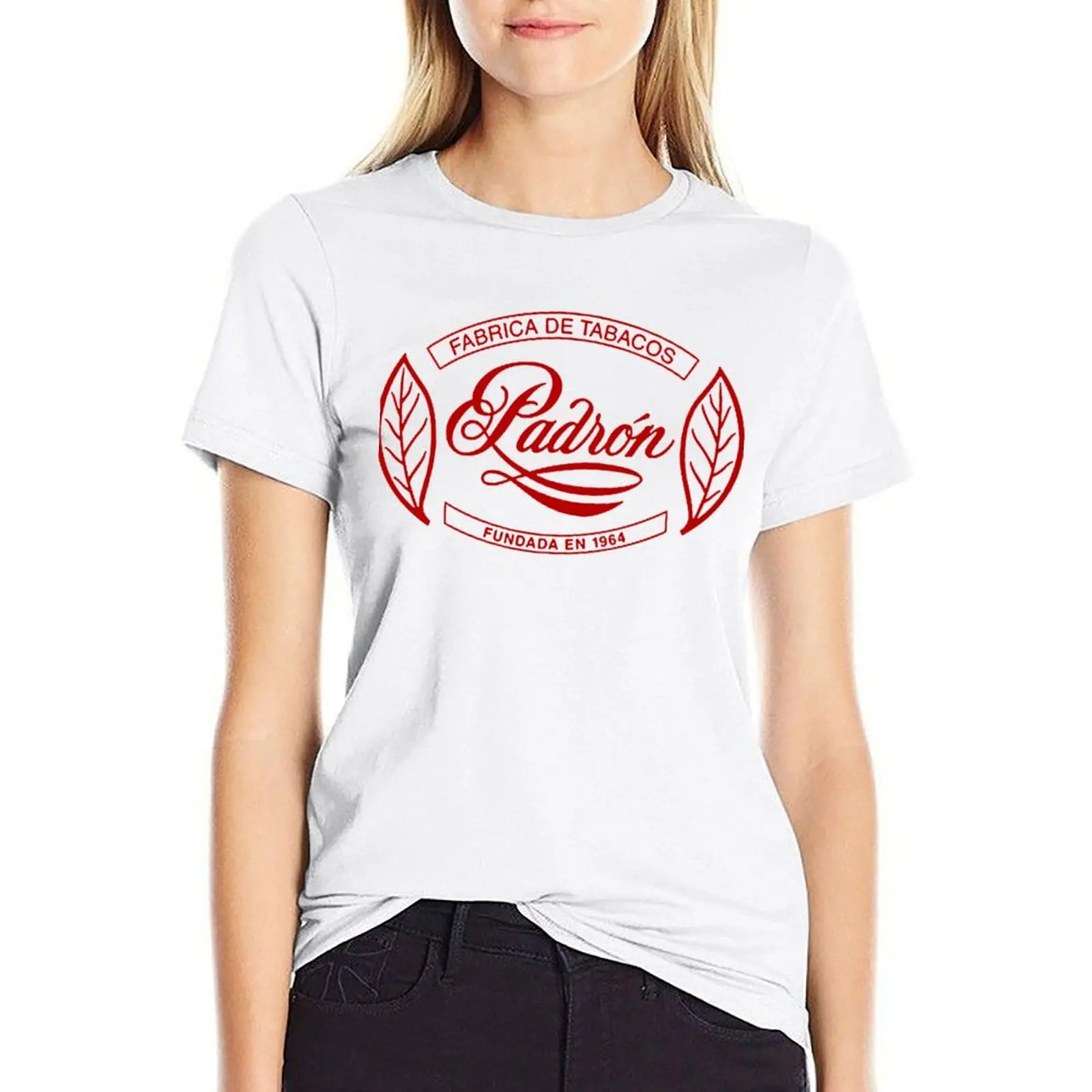 

Padrón Cigars T-shirt Aesthetic clothing cute tops white t-shirt dress for Women sexy