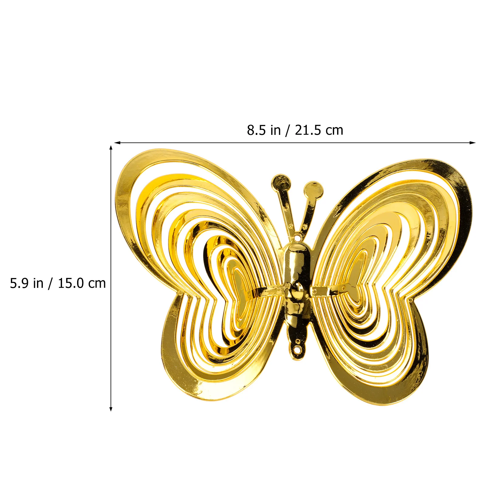 

3 шт., репеллент от птиц, колокольчики в форме бабочки, светоотражающий садовый декор для наружного двора, балкона, парка, сада, энергия ветра, подвесной