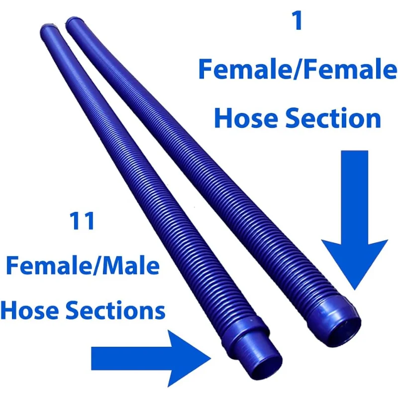 Rx Clear Suction-Side Universal Swimming Pool Vacuum, Hammer Cleaner Technology, Lightweight Design for Cleaning Inground