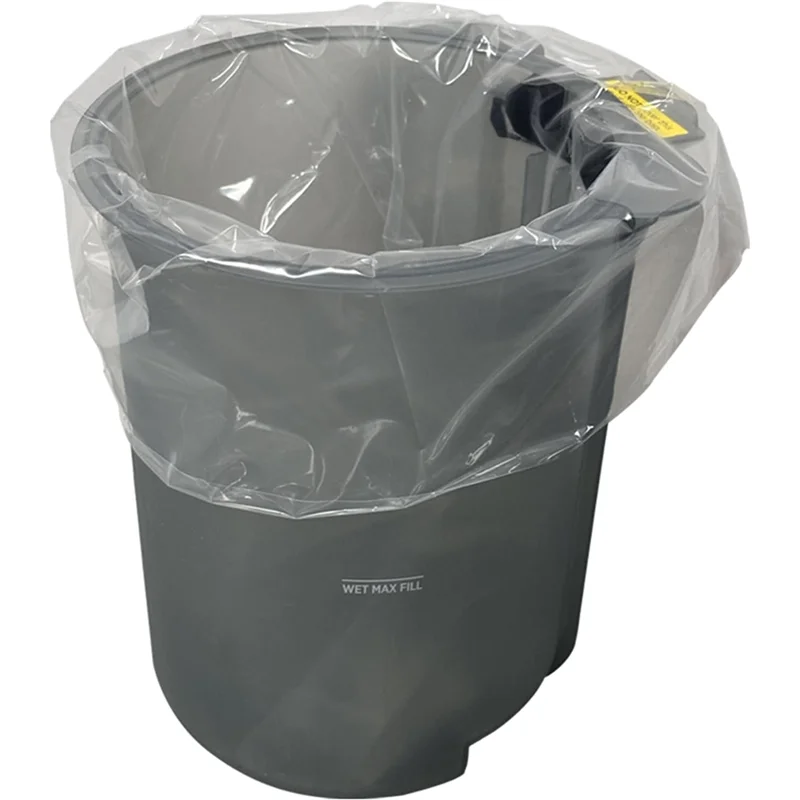 ABRW-100PCS Vacuum PE Flat Bags For Shark VS100 VS101 VS100C Messmaster Portable Wet And Dry Vacuum Cleaner Accessories