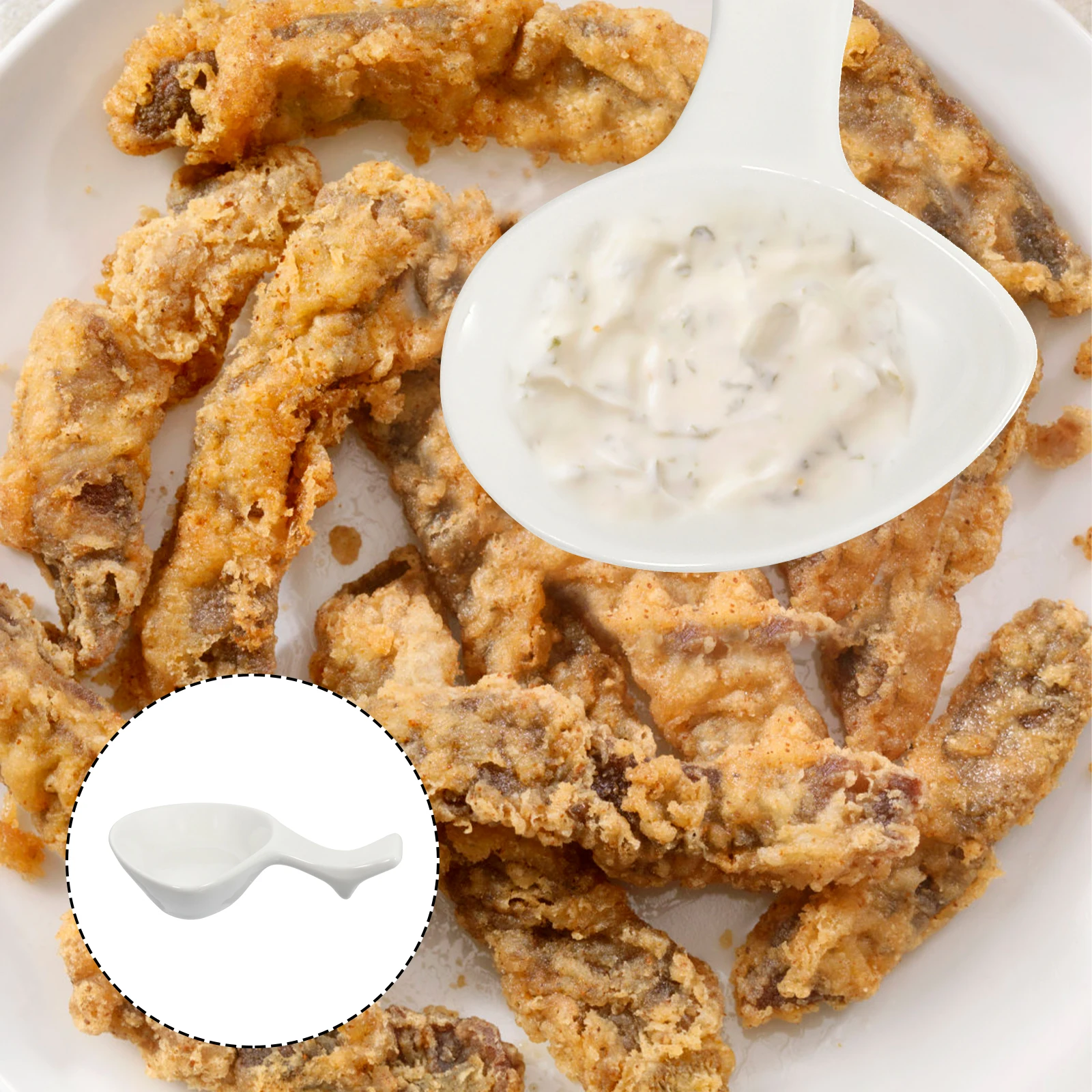 Platos para condimentos, palillos de cerámica, juego de descanso, platos de sabor para condimentos, frutas, nueces, dulces, cuencos simples para inmersión, cocina, 4 Uds.