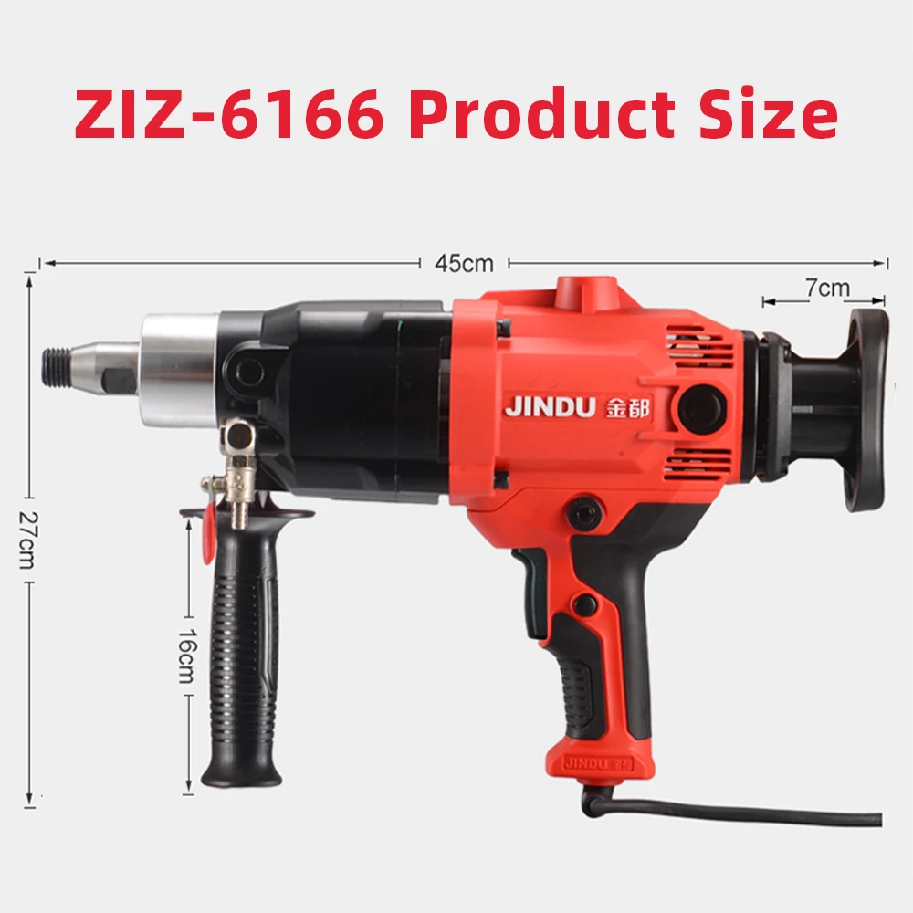 Electric Drill Drilling Machine Water Turn Hole Punching Machine Wet and Dry Handheld Air Conditioner Concrete Putty Mixer