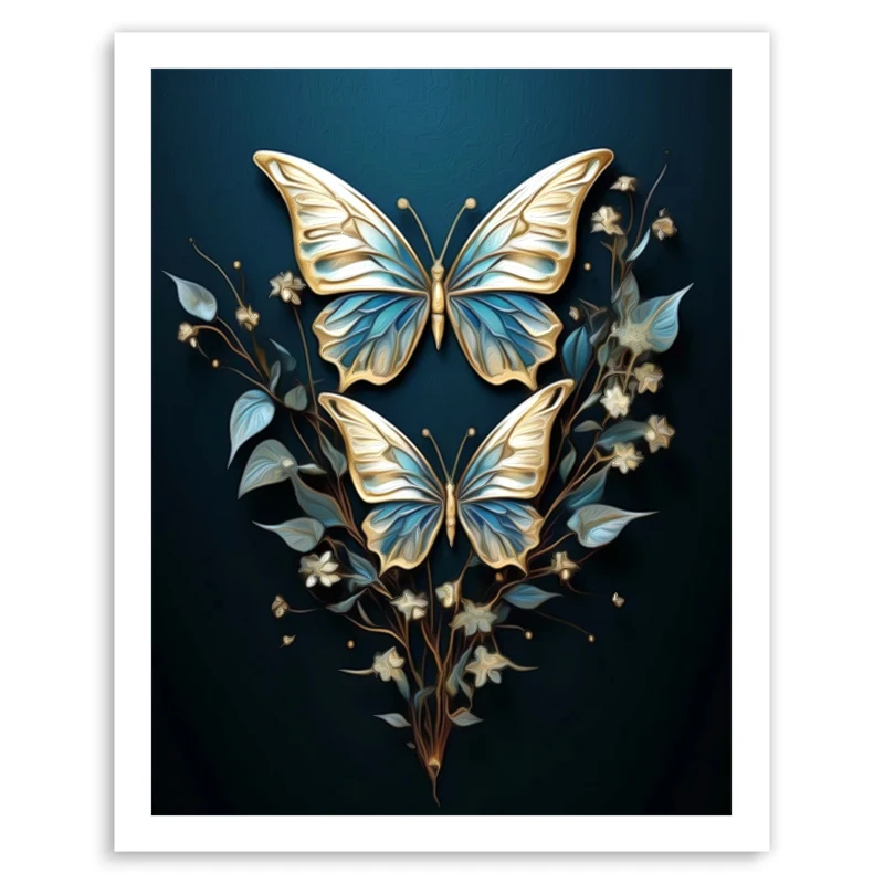 

RUOPOTY Diy Oil Painting By Numbers Butterfly Animals Drawing On Canvas Digital Handpainted Framed Modern Oil Art Wall Decor