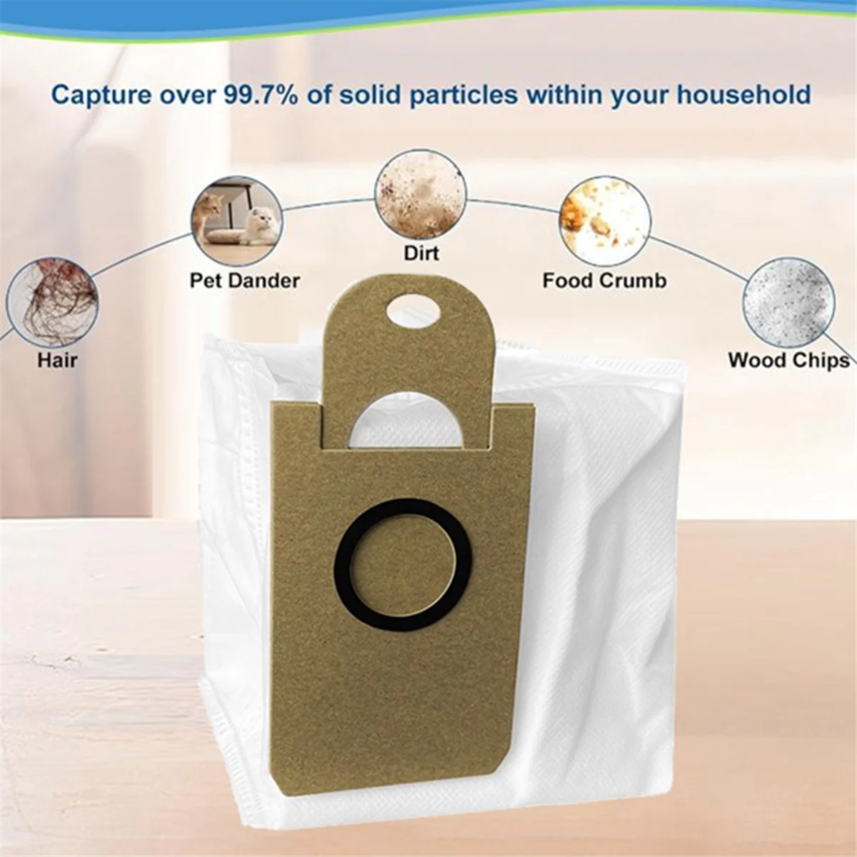 18 шт. вакуумный мешок для пыли и набор щеток для MiWhole M9 MINI для пылесоса Ultenic T10 Elite, запасные части