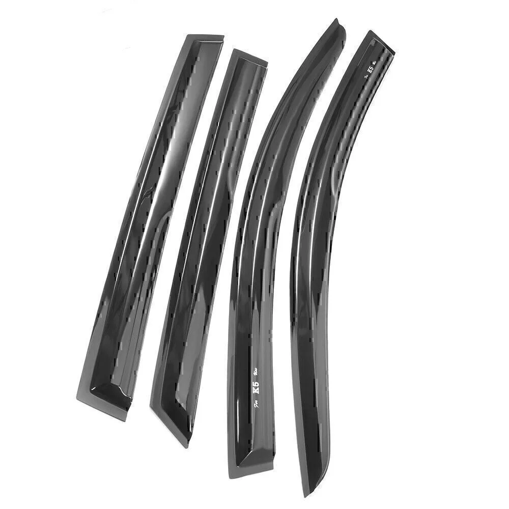 

Черные дефлекторы на окна (ветровики) 4 шт. в комплекте, подходят для Kia Optima в стиле Mugen