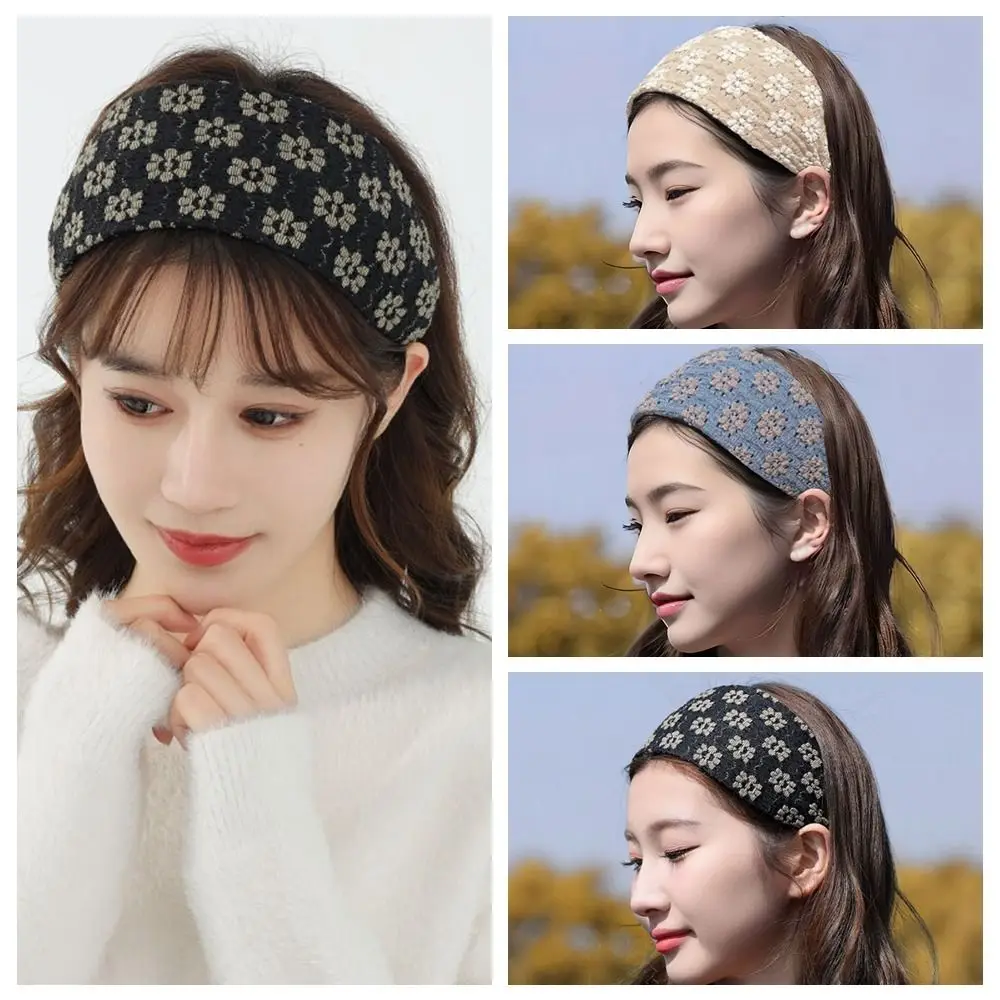 

Wide Side Headband Lace Floral Hair Band for Girls Women Washing Face Hair Hoop Hair Accessories