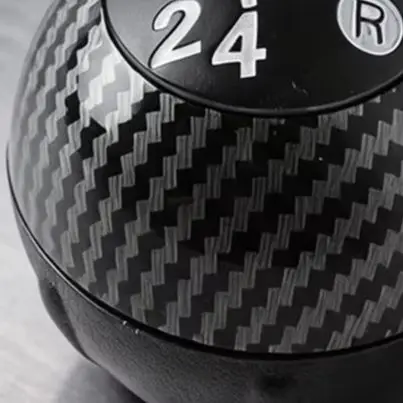 

Carbon Fiber Shift Knob 5-Speed Manual Shift Knob Head For Fiat For 500C 2007-2018 Black Interior Car Accessories Transmissions