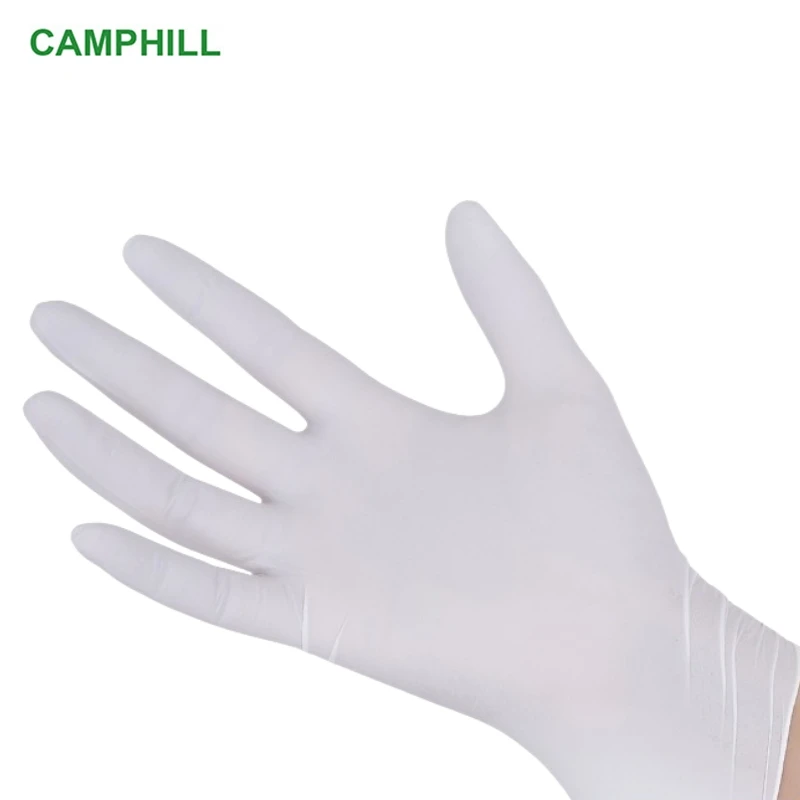 Direct selling 9-inch/12-inch disposable purification nitrile gloves Laboratory research office pitted surface anti slip gloves