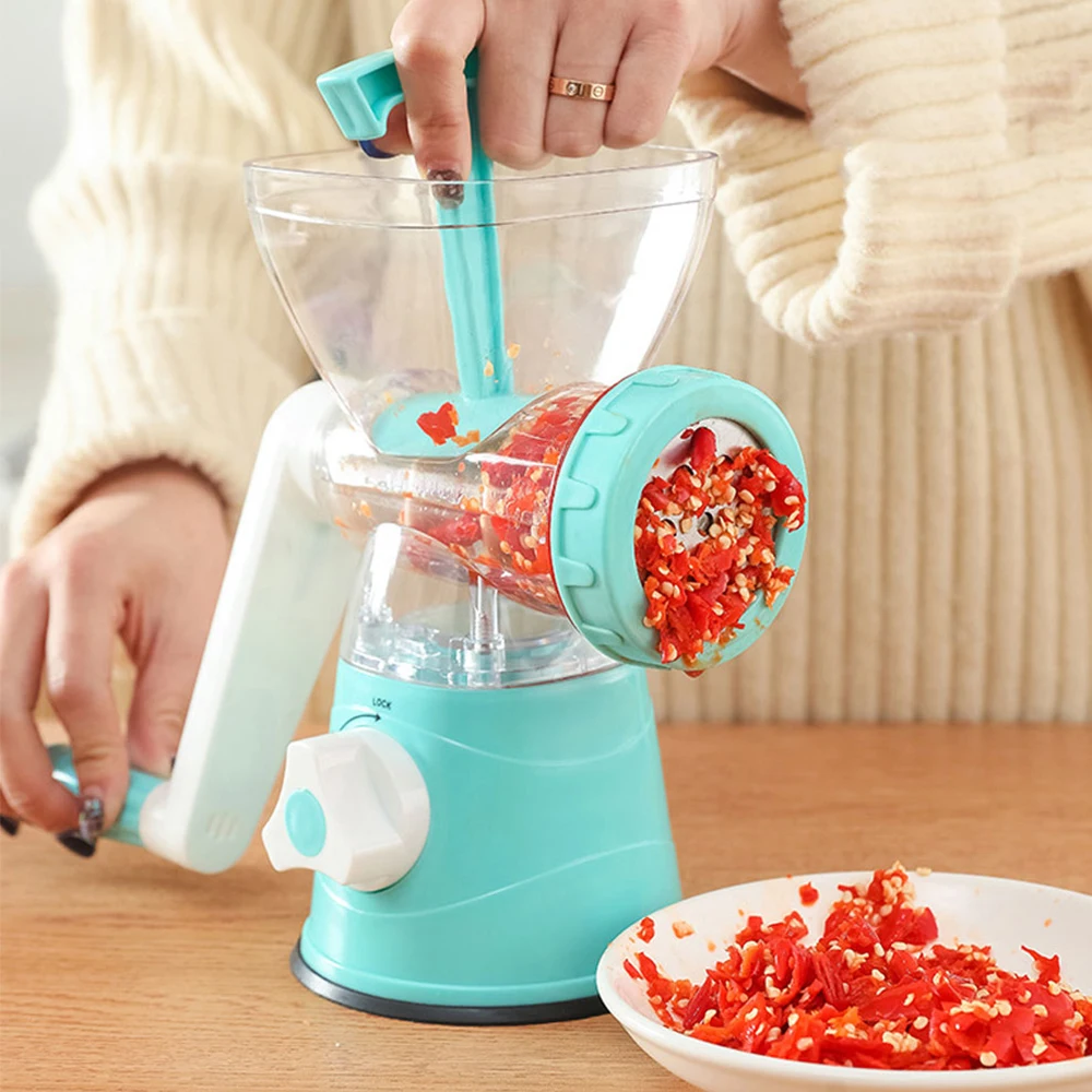 Meat Grinder Manual Processors Food Mincer Kitchen Machine Sausage Maker Stuffer Vegetable Chopper Blender Household  Enema Tool